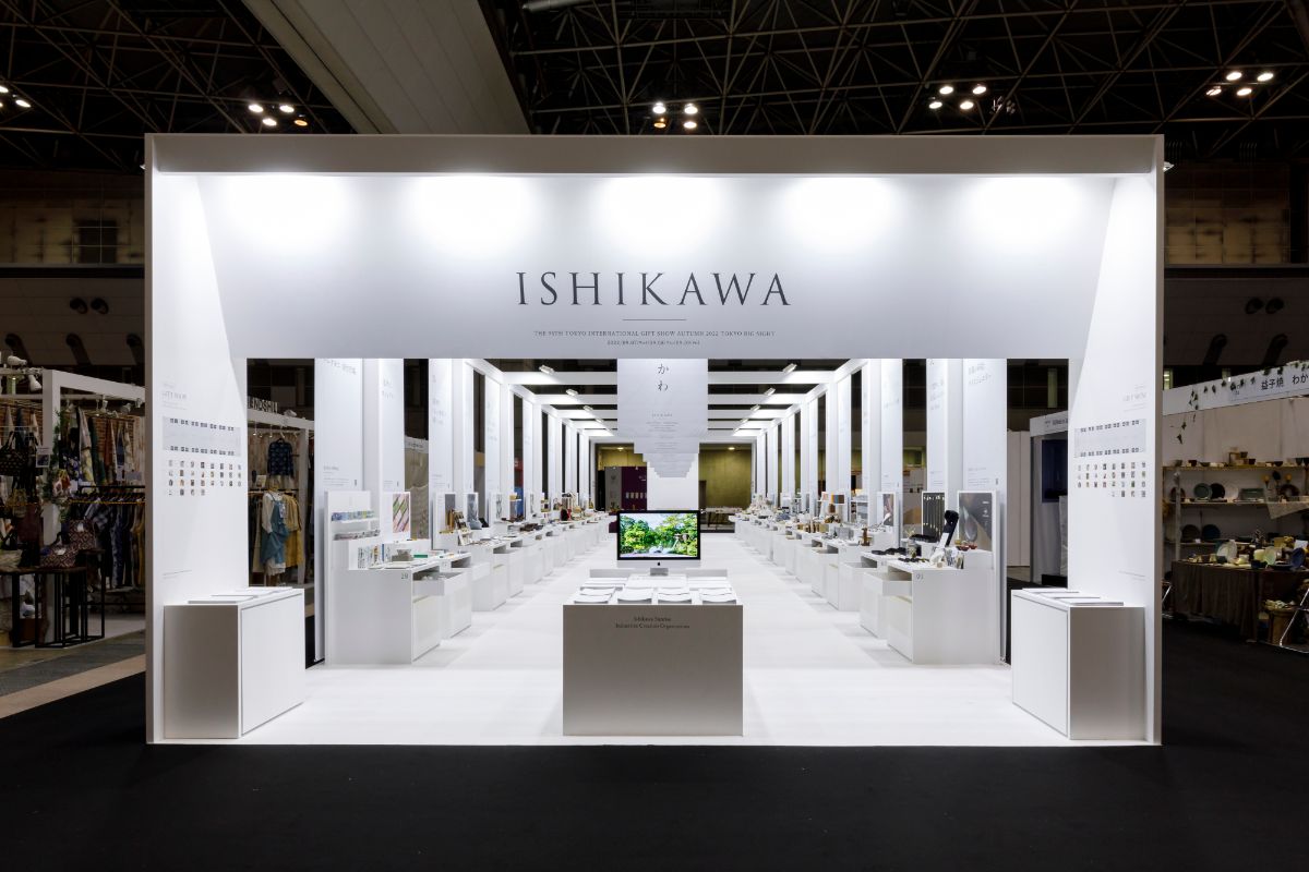 展示会ブースデザイン装飾|ギフトショー|石川県ブース|スーパーペンギン