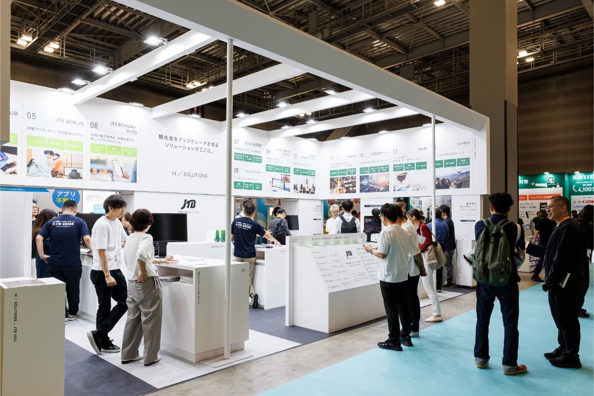 JTBブース｜展示会ブースデザイン装飾｜観光DX-マーケティングEXPO｜スーパーペンギン