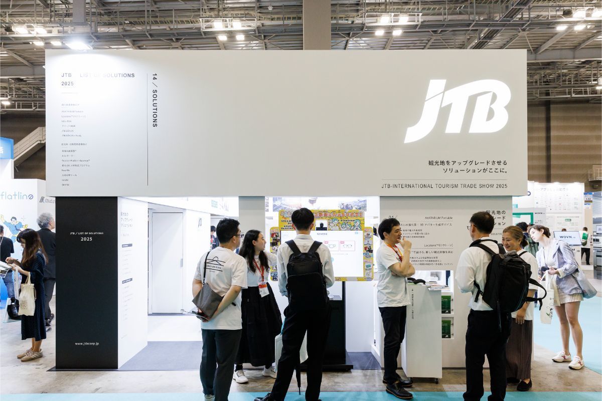 JTBブース｜展示会ブースデザイン装飾｜観光DX-マーケティングEXPO｜スーパーペンギン