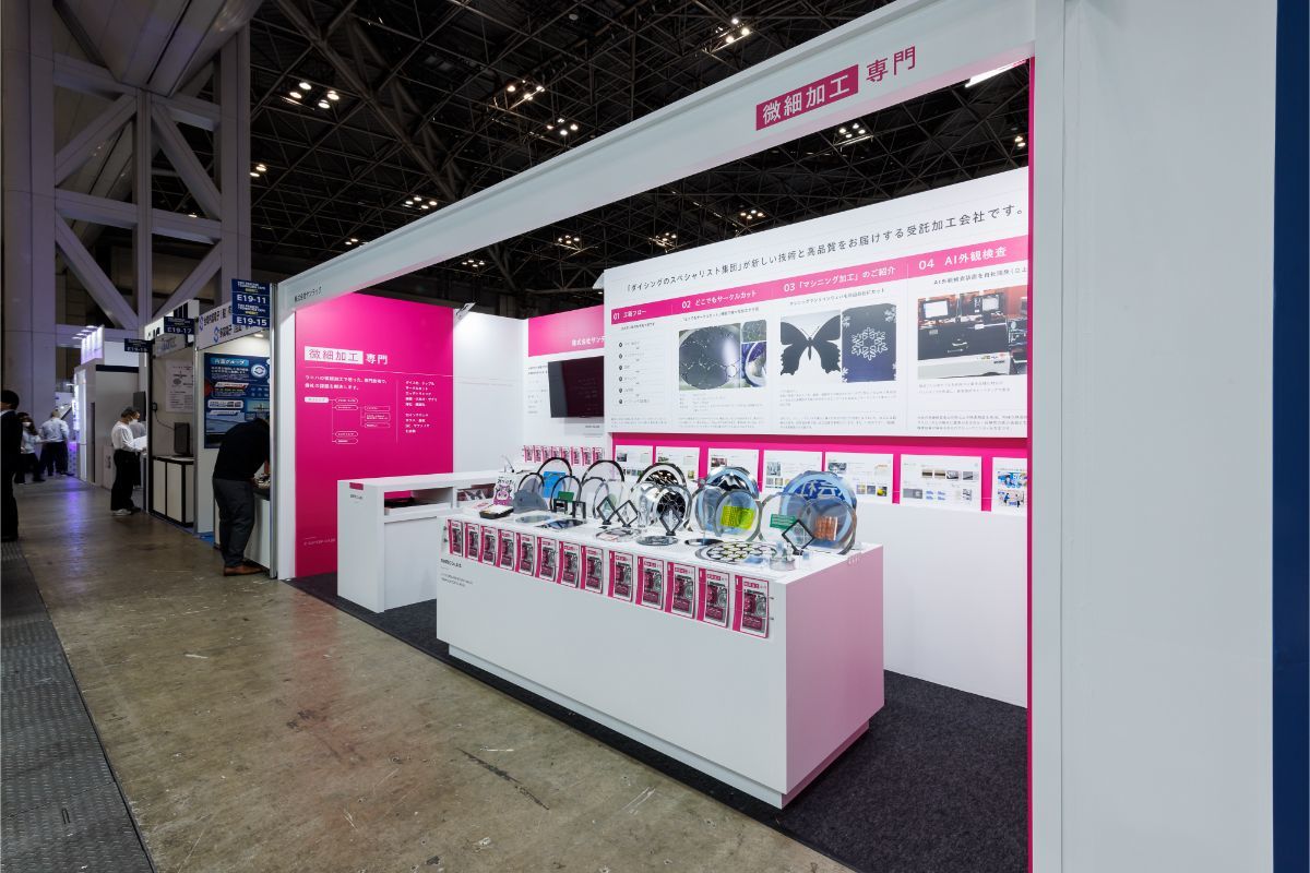 サンテックブース｜展示会ブースデザイン装飾｜機械要素技術展｜ものづくりワールド｜スーパーペンギン