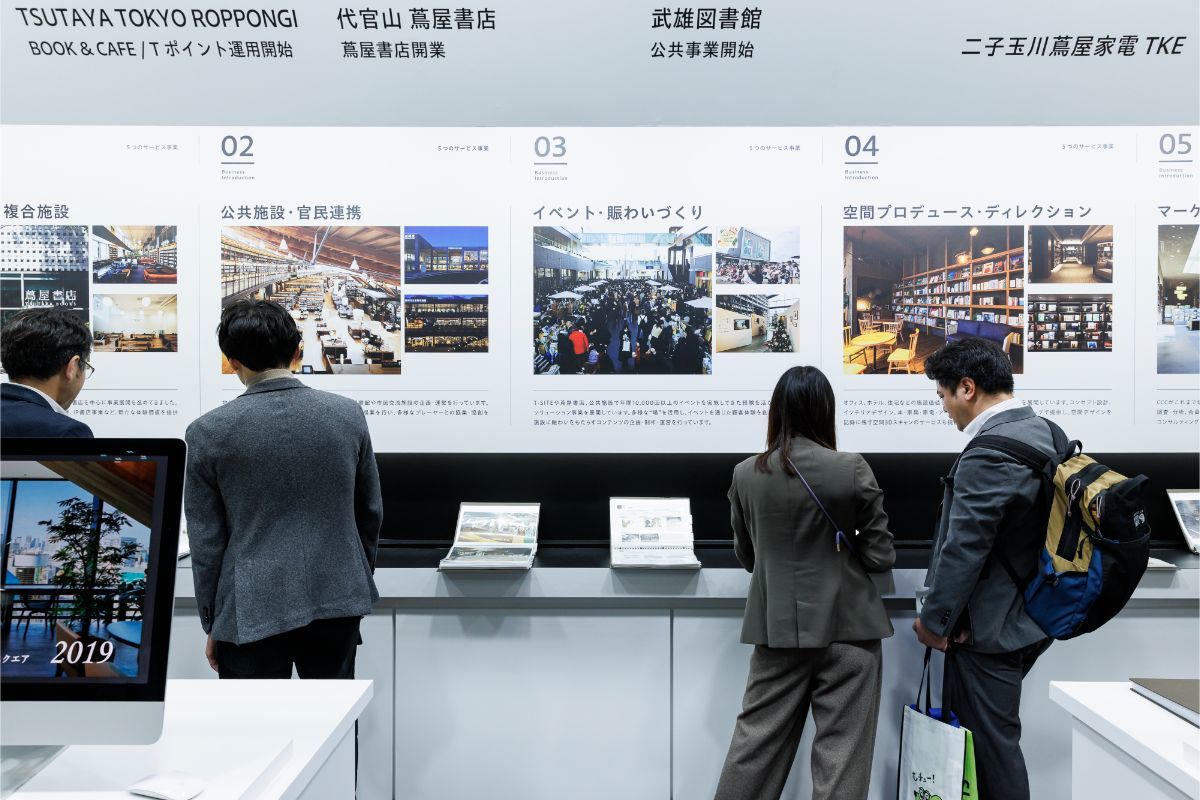 CCCカルチュアコンビニエンスクラブブース｜展示会ブースデザイン装飾｜SCビジネスフェア｜スーパーペンギン